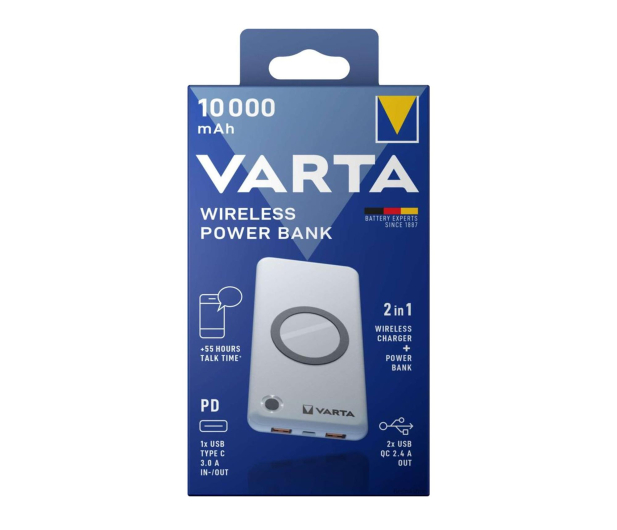 Varta Bezprzewodowy Power Bank 10000mAh - 1456653 - zdjęcie
